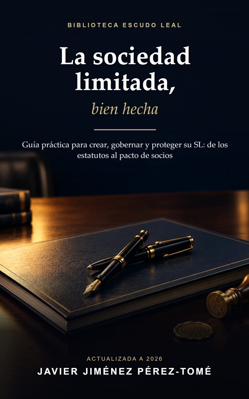 Portada del libro «La sociedad limitada, bien hecha», de Javier Jiménez Pérez-Tomé