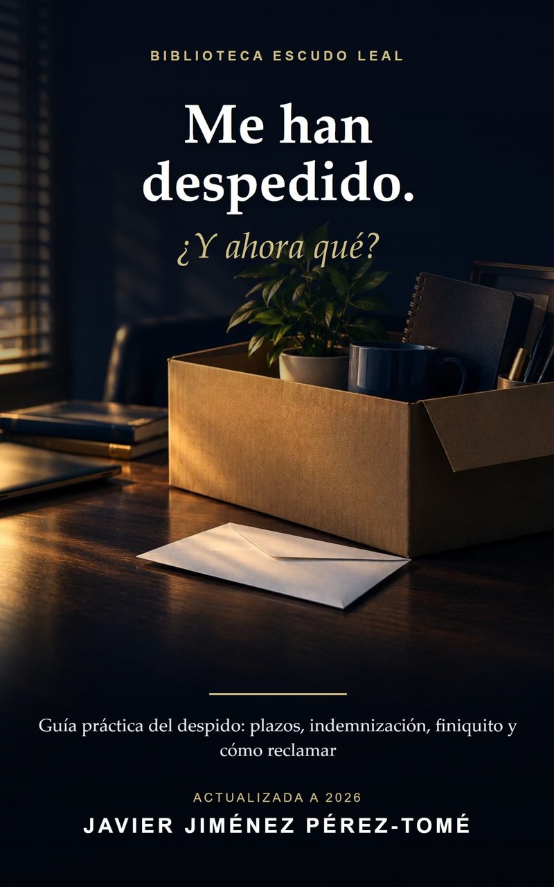 Portada del libro «Me han despedido. ¿Y ahora qué?», de Javier Jiménez Pérez-Tomé